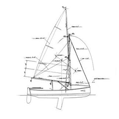 15 ft Sailing Dinghy, Design #148
