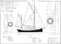 37ft Shoal Draft Motor Sailer, Design #267