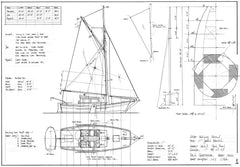 25ft Sailing Scow  Design #269