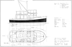 24ft Cruising Houseboat, Design #216