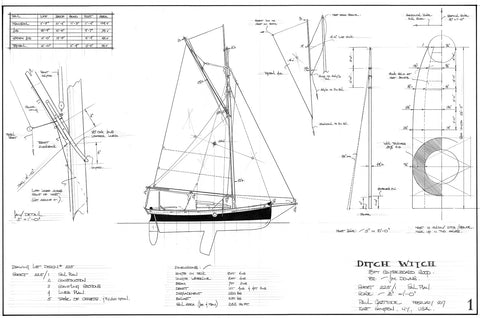 18FT Centreboard Sloop, Design #225
