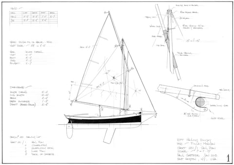 10FT Sailing Dinghy,  Design #231